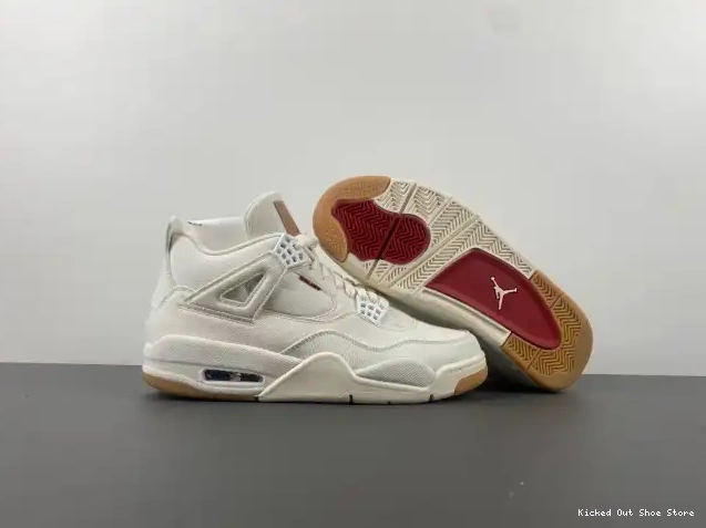 Kick Theory x Air AO2571-100 4 'White' Jordan Levi's 0519